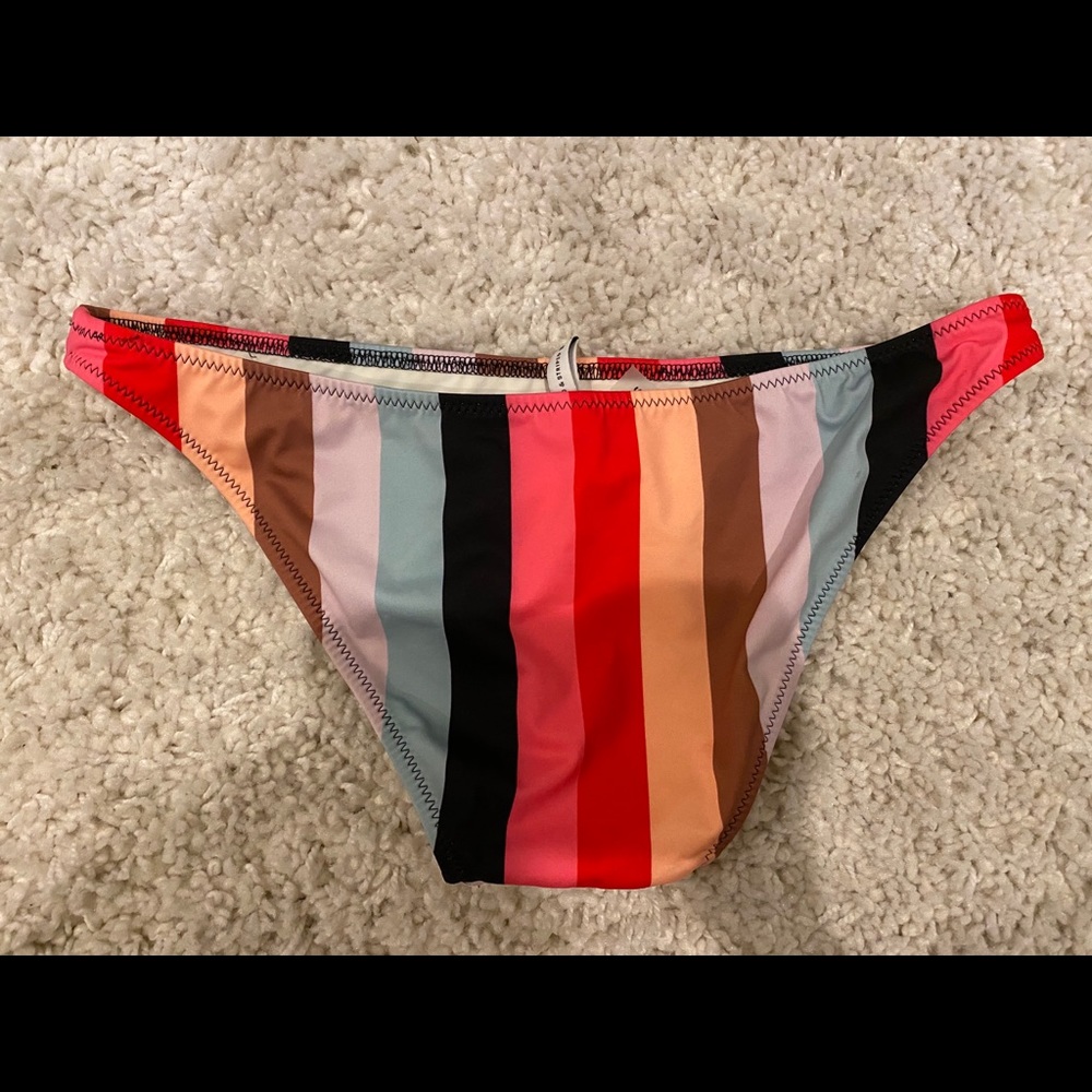 Solid & Striped Bikini Bottoms - image 2